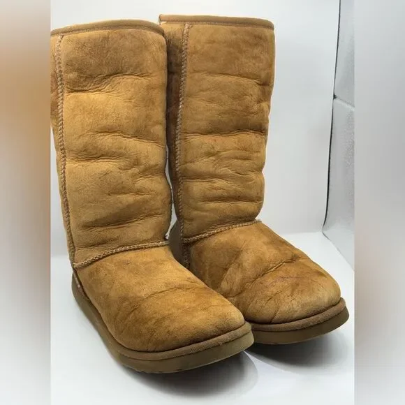 Used size‎ 6 Chestnut Tall Uggs