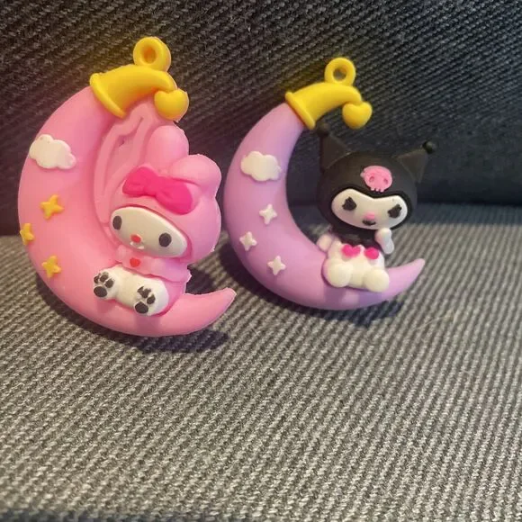 2” Sanrio Figures Moon Pompompurin Kitty Lot 2
