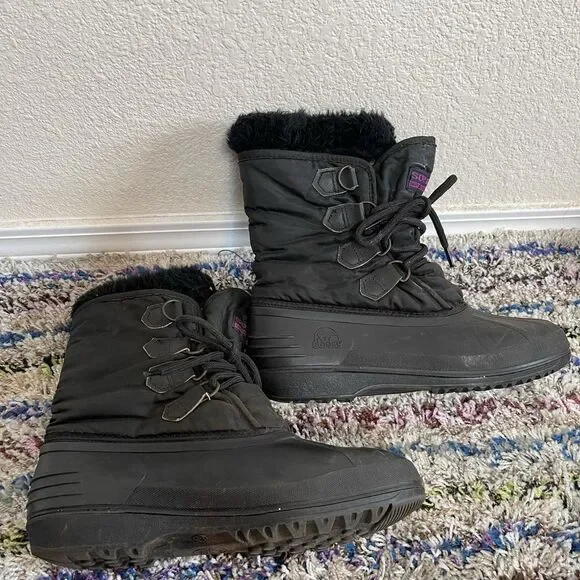 ‎Sorel all black snow boots