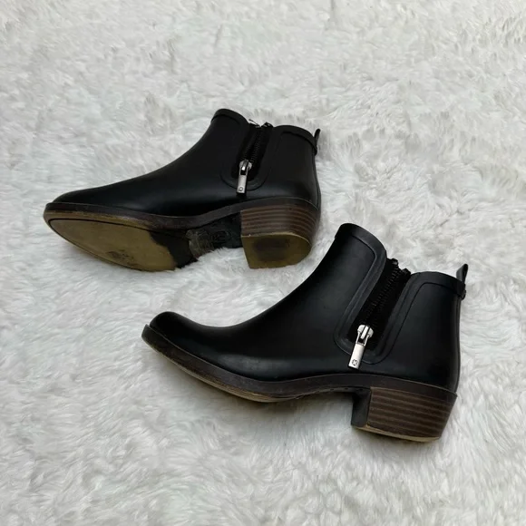 Lucky Brand Black Ankle Boots Size 6