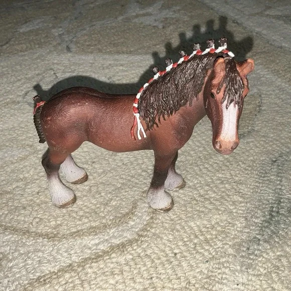 Clydesdale Gelding Horse Figure Farm World by Schleich 13808-Clydesdale