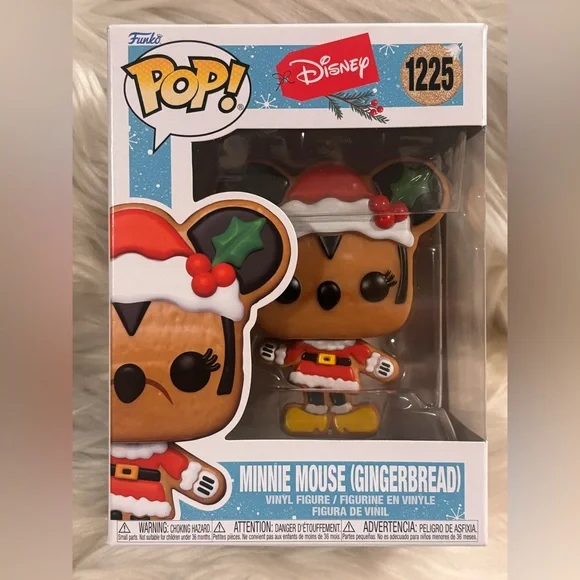 Funko Disney Holiday 2023 POP Minnie Mouse Gingerbread Vinyl Figure 1225 NEW