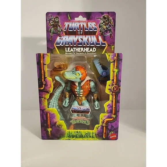 2024 Masters of the Universe - Turtles of Grayskull - Leatherhead  Action Figure