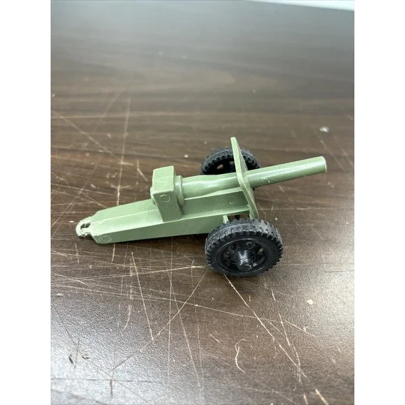 Vintage Tim-Mee Toys‎ Plastic Green Cannon M3 Howitzer Made in USA