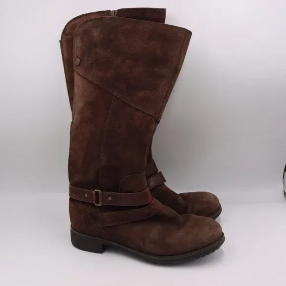 The North Face Primaloft Suede Insulated Mid-Calf Boots Brown Women's 6.5