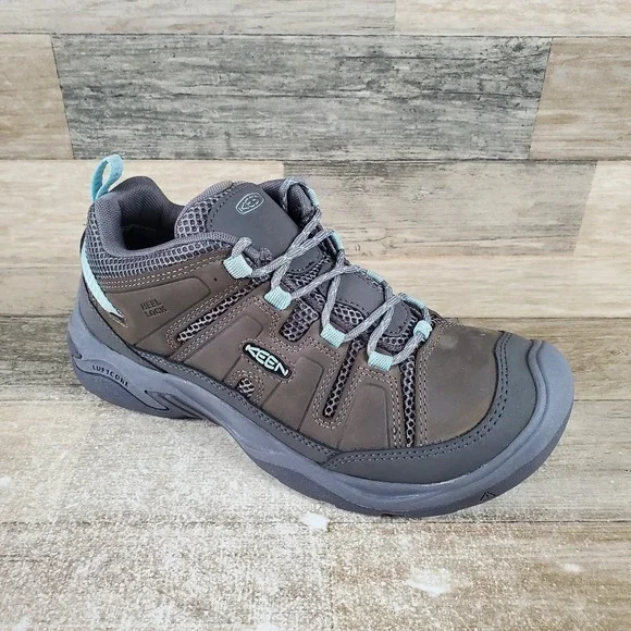 Keen Circadia Vent Womens Shoes Sz 9 Steel Gray Cloud Blue Waterproof Hiking