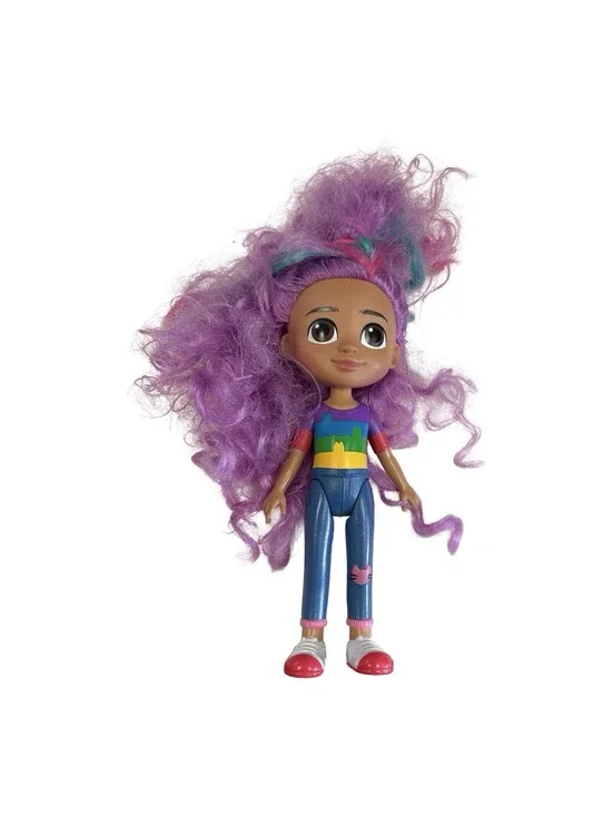 Gabby’s Dollhouse Craft-A-Riffic Doll Figure Toy Deluxe Rainbow Hair!