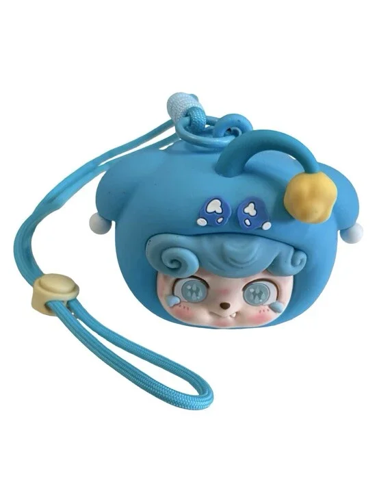 Jotoys Q.Kid Emotional Monsters Series Blind Box Rubber Earphone Bag Sadness