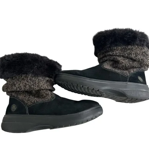 Crocs Women’s Black Cozycrocs Booties