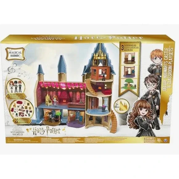NIB! Harry‎ Potter Wizarding World Magical Minis Deluxe Hogwarts Castle Playset