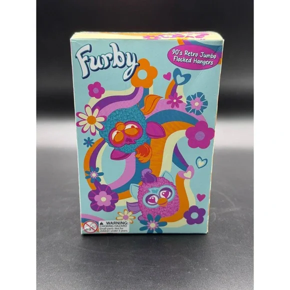Furby 90s Retro Jumbo Flocked Hangers Blind Box Mystery Keychain Hasbro Surreal