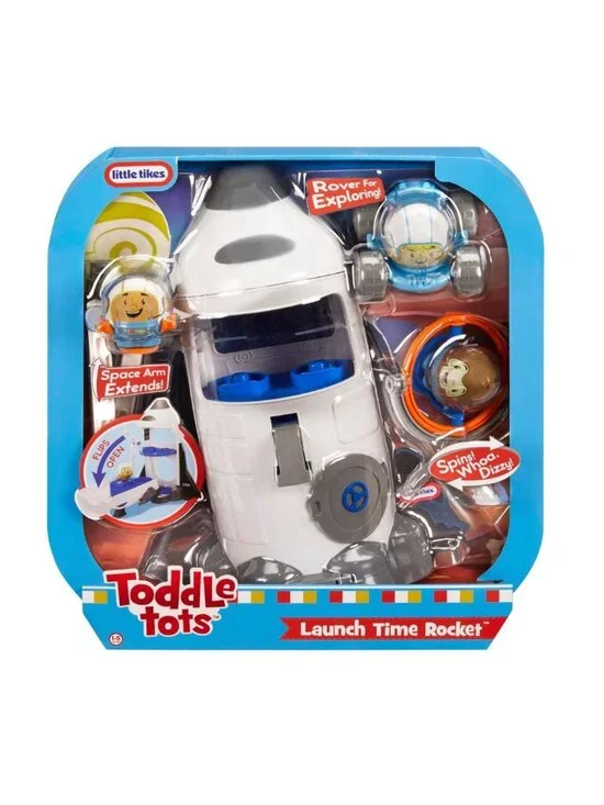 Little Tikes Toddle Tots Launch Time Rocket Playset With Astronaut Figures & Spa