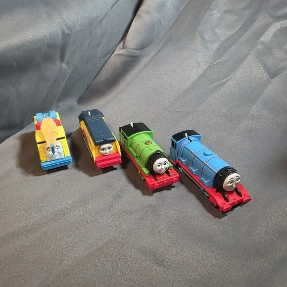 Thomas & Friends TrackMaster Motorized Train Lot Thomas Percy Rebecca Kevin Cran