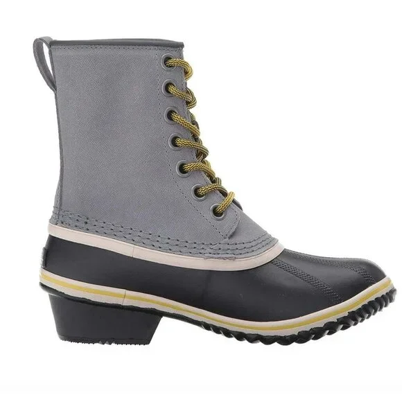 Sorel Women's Slimpack 1964 Boot Quarry, Antique Moss Women 9.5