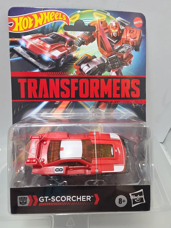 Hot Wheels Transformers GT-Scorcher 2026 Collaborative 05 Hasbro Mattel NIP (ZZ)