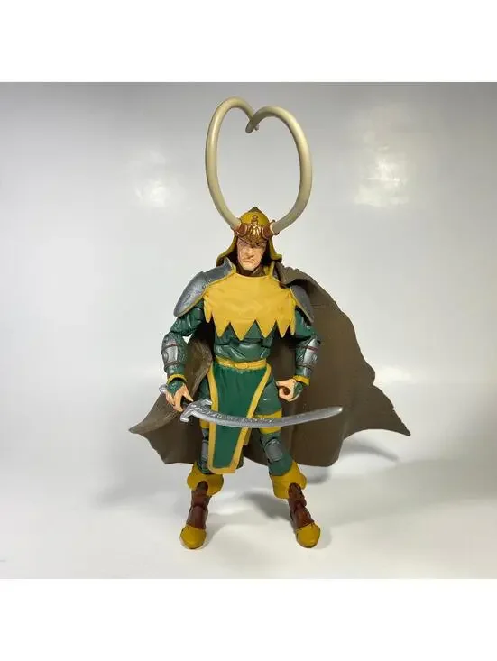 8.5” 2006 Toy Biz Marvel Legends (Long Horn) Loki Figure - COMPLETE / READ DESC.