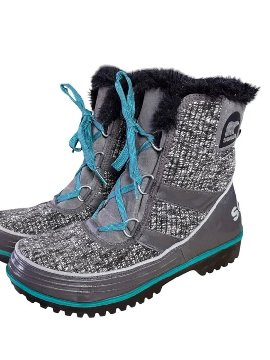 Sorel Tivoli II Blanket Faux Fur Winter Boots – Women’s Sz 7.5