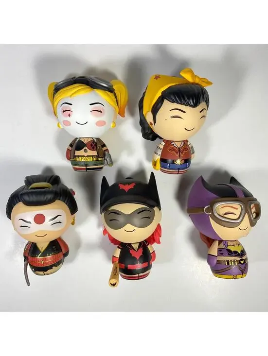 3” 2017 Funko Dorbz DC Comics Bombshells Figure Lot Of 5