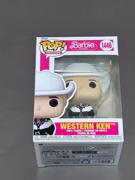 Funko Pop! Barbie The Movie Western Ken Vinyl Figure #1446