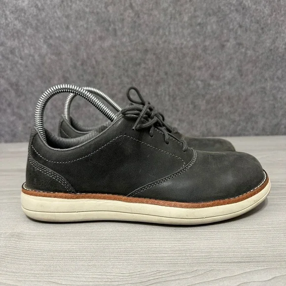 Red Wing Worx 5144 Women's 7.5‎ Steel Toe Oxford Safety Work Shoes Gray Leather