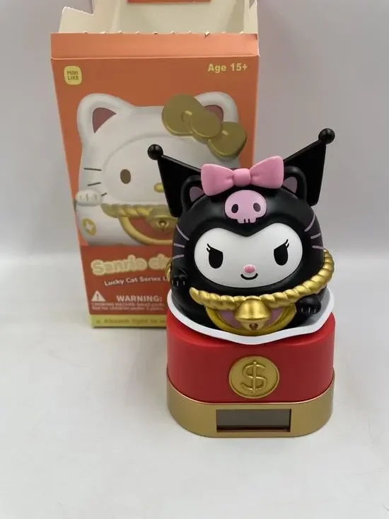 Sanrio Characters Lucky Cat Series Light Movable Fun - Kuromi