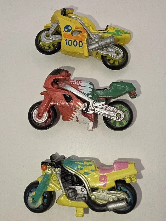 Vintage Micro Machines Motorcycle Lot 80s 90s