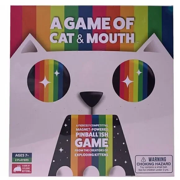 A Game of Cat & Mouth Board Pinball Game