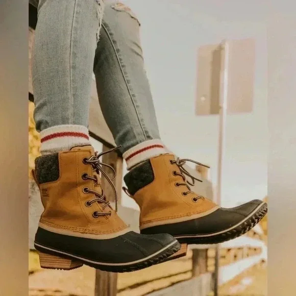 Sorel Slimpack II Lace Boots Sz 7‎