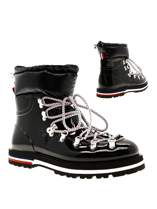 Moncler Inaya Boots With Removable Insulated Down Black Size 38 New