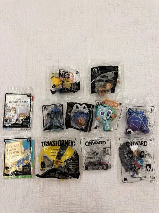 McDonald's Happy Meal Toys Lot Disney Pixar Soul & Onward Sealed