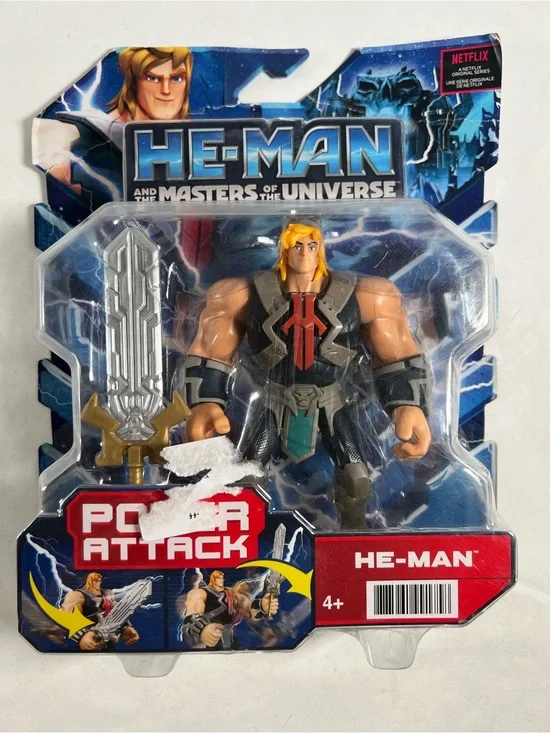He-Man Power Attack Action Figure with Sword