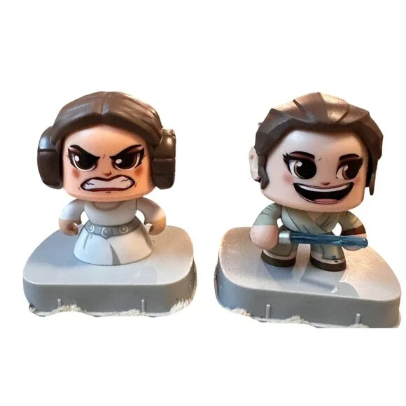 Hasbro Star Wars Mighty Muggs featuring Princess Leia Organa & Rey Jakku