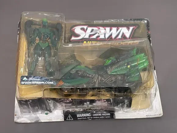 Nitro Riders Green Vapor Action Figure McFarlane Toys Spawn Series 16 New 1999