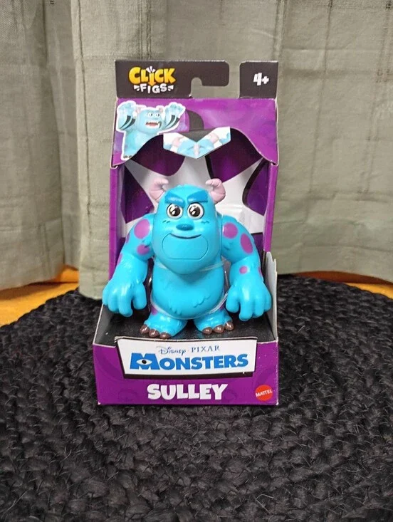NEW 2025 Disney Pixar Monsters Sulley Click Figs Pop Up Action Figure