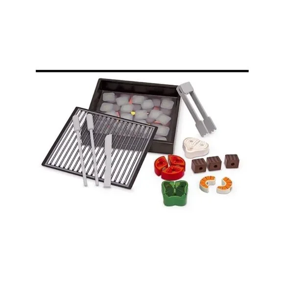 Melissa & Doug Wooden Grill Slice and Sort Playset Brand New Sealed In Box