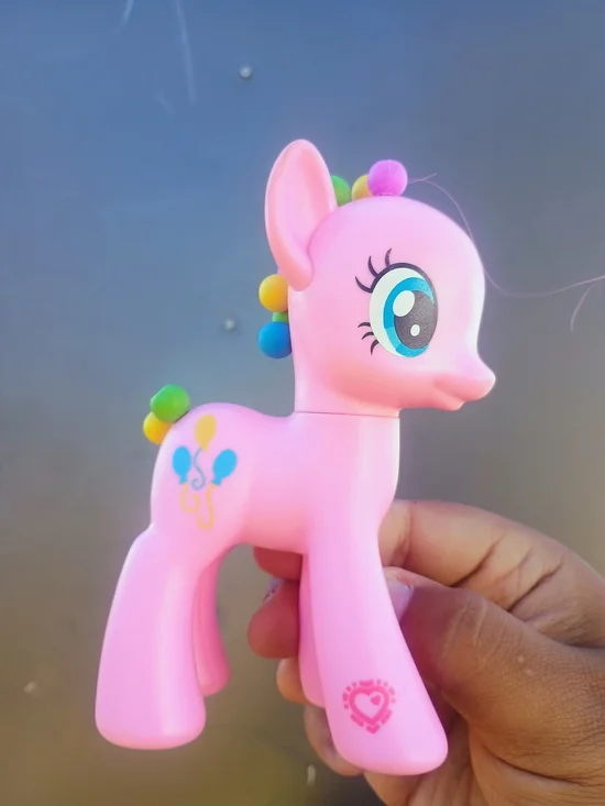 Hasbro Pink Pony Figure with Multicolor Mane Accents