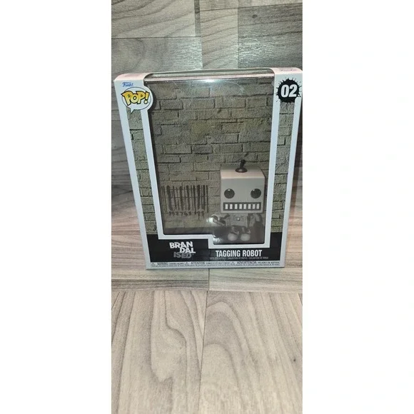 Funko Pop! Banksy Tagging Robot Brandalised Debate 02