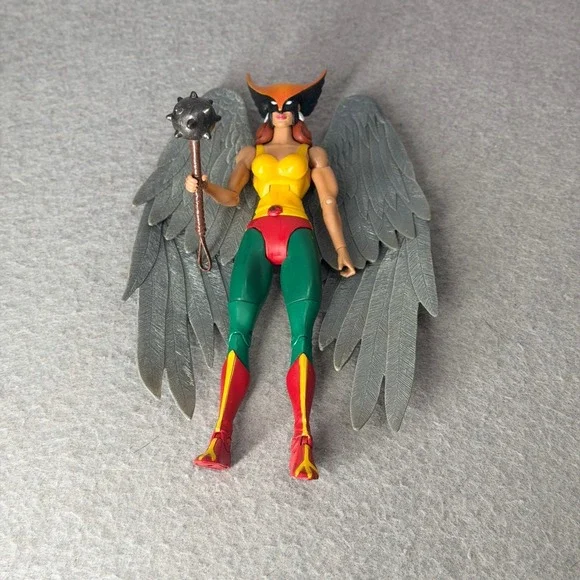 Mattel DC Universe Classics Hawkgirl V4445 Wings Mace Incomplete Loose Figure
