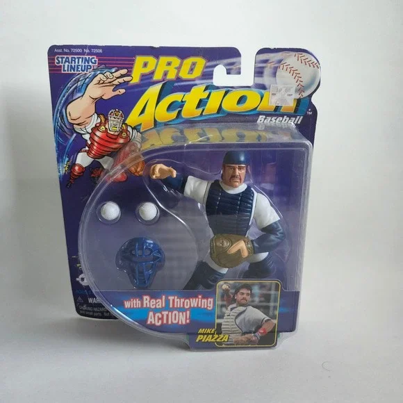 1998 Starting Lineup Pro Action Baseball Mike Piazza New York Mets Hasbro Figure
