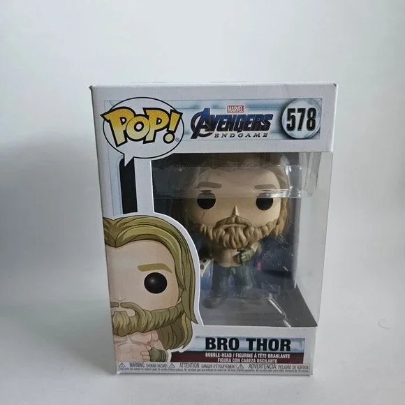 Funko Pop Marvel Avengers Endgame Bro Thor 578 Vinyl Bobble-Head Figure MCU