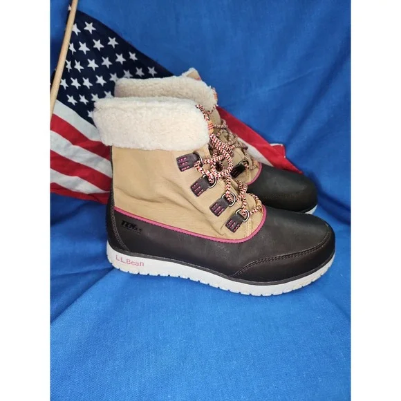L.L Bean Boots Tek 2.5 Waterproof Hiking Ultralight Pac Snow Insulated Excellent