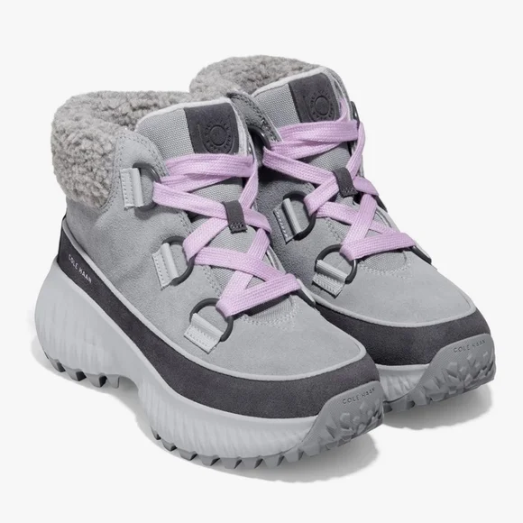 COLE HAAN Woman's Hiking WR Zerogrand Flurry Hiker Monument/Dark Size 5.5