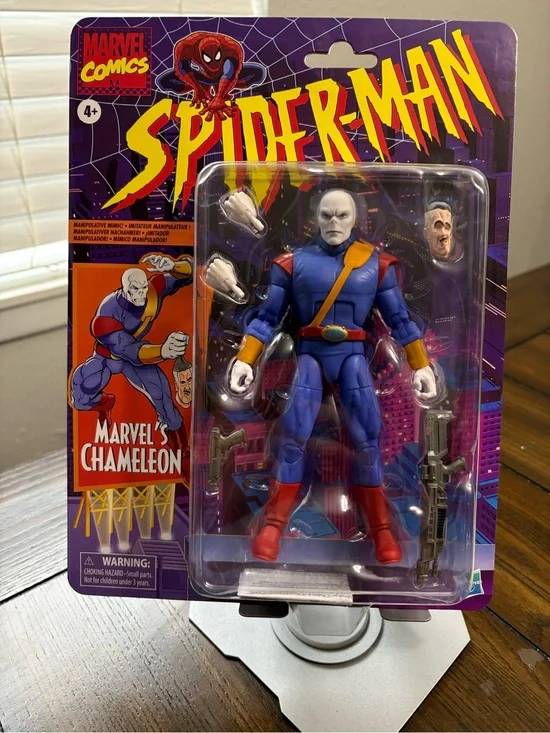 Hasbro Marvel's Chameleon Action Figure - Blue, Red, Yellow, White