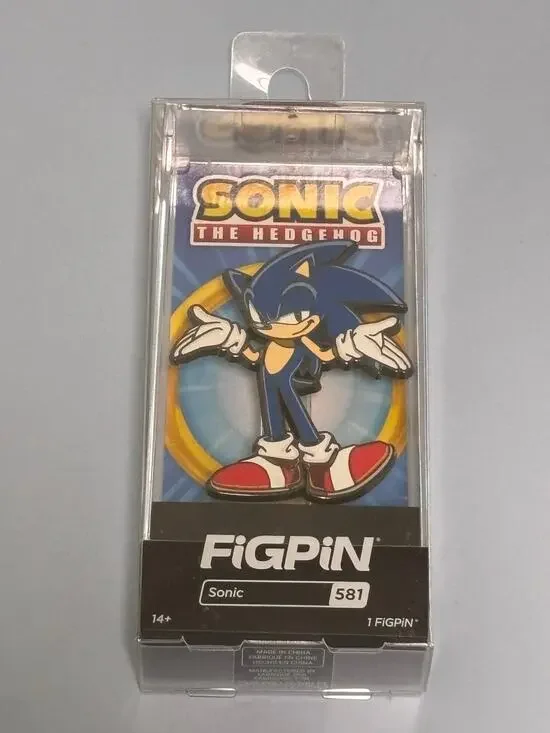 Figpin Sonic The Hedgehog Enamel Pin #581 Sega Brand New