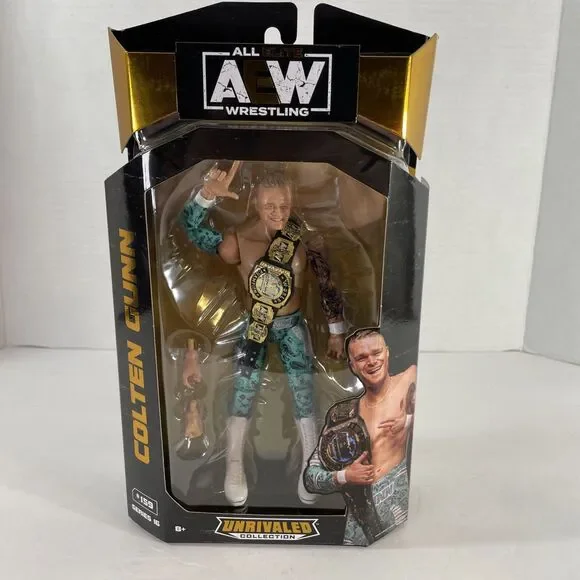 Colten Gunn  AEW Unrivaled 16 Jazwares Toy Wrestling Action Figure