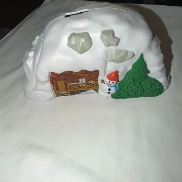 Trackmaster Thomas & Friends James Works It Out Christmas Frost Snowman Tunnel