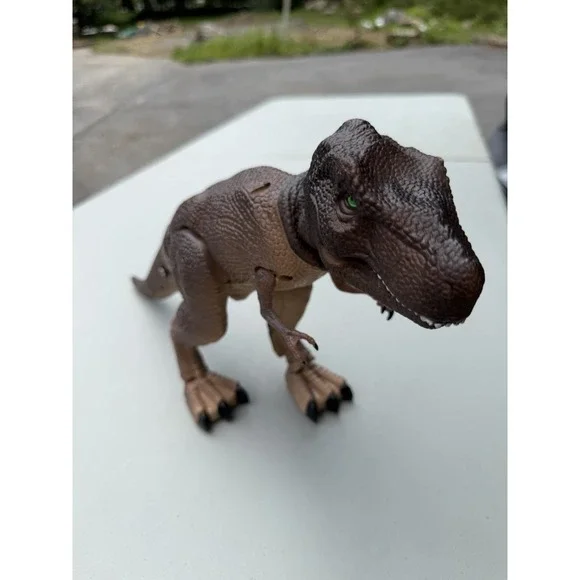 Discovery Kids 2016 T-Rex Dinosaur Walking & Sound Roar Action Figure Works 9x19