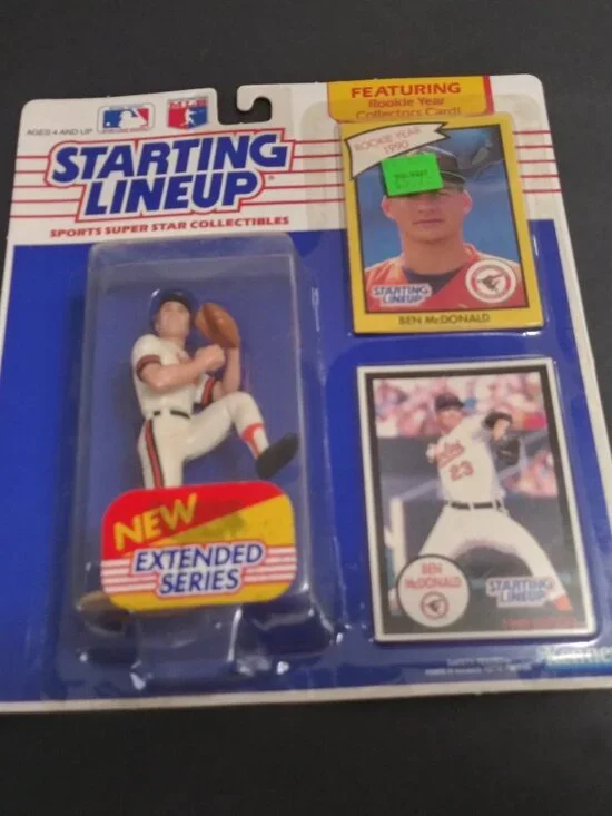 Original Vintage 1990 Ben McDonald Orioles Starting Lineup New In Box ROOKIE