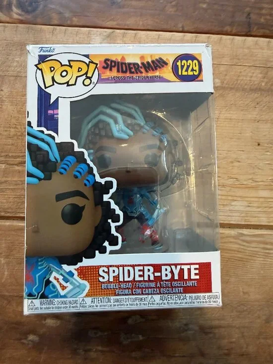 Funko Pop #1229 Spider‑Byte – Across the Spider‑Verse – Light Box Wear – Marvel