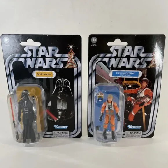 Star Wars Darth Vader And Luke Skywalker The Vintage Collection New Sealed